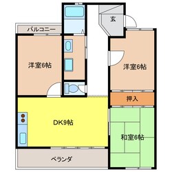 クレールホズミの物件間取画像